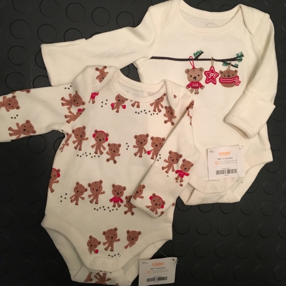 Holiday onesies - NWT - Gymboree